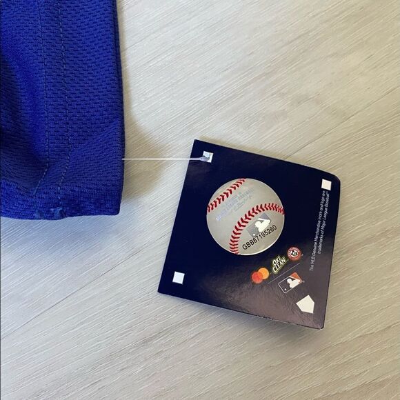 MLB New York Mets Baseball Men's‎ V Neck Jersey Shirt 2XLT NWT - Picture 6 of 7